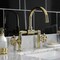 Kingston Brass Indstrl Style Wheel Handle Bridge Bathroom Faucet W/Pop-Up Drain, Brass KS2172RX - alternate 3